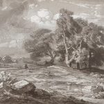 Gemälde "Herannahendes Gewitter"