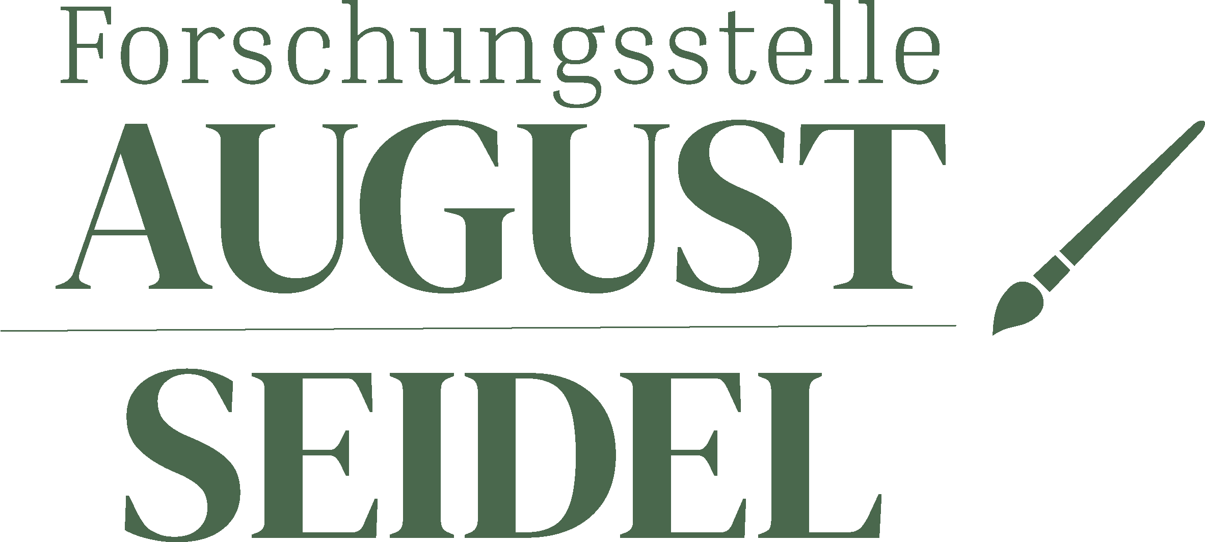 Logo Forschungsstelle August Seidel dunkel